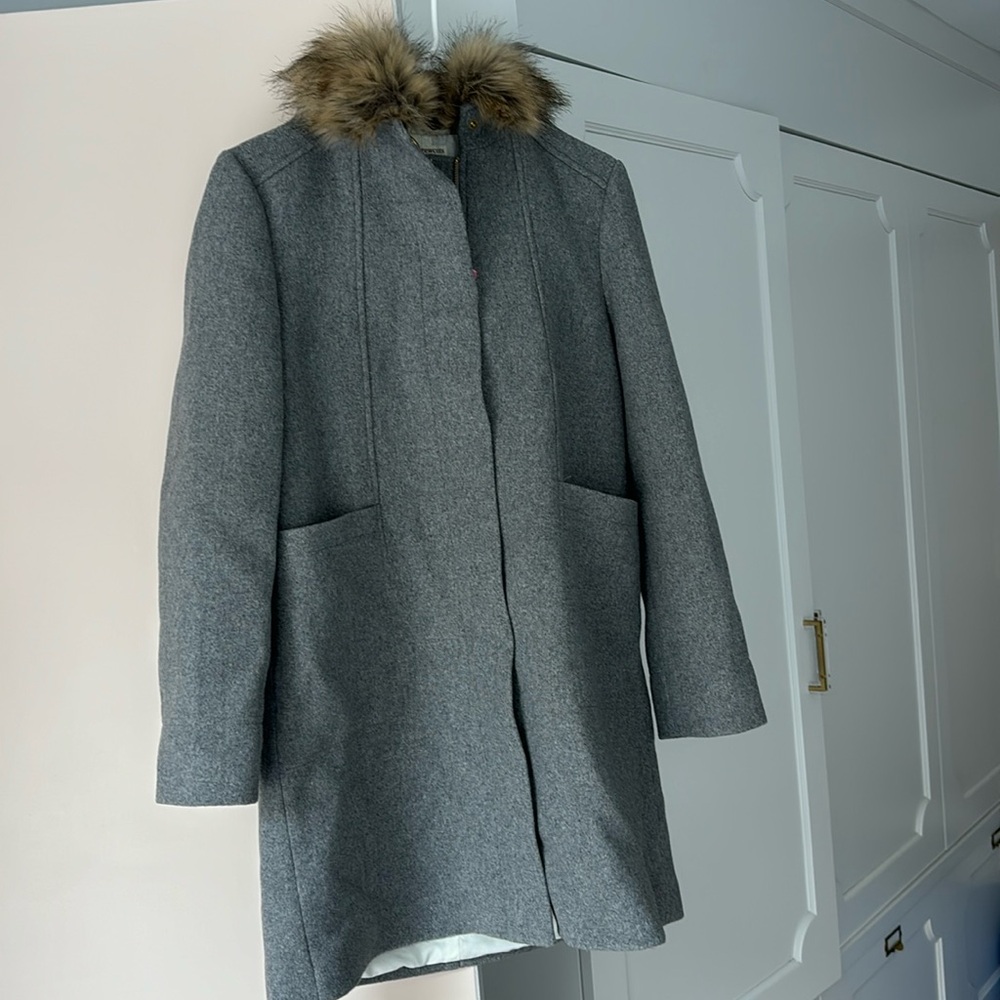 Crewcuts Fur Trimmed Coat